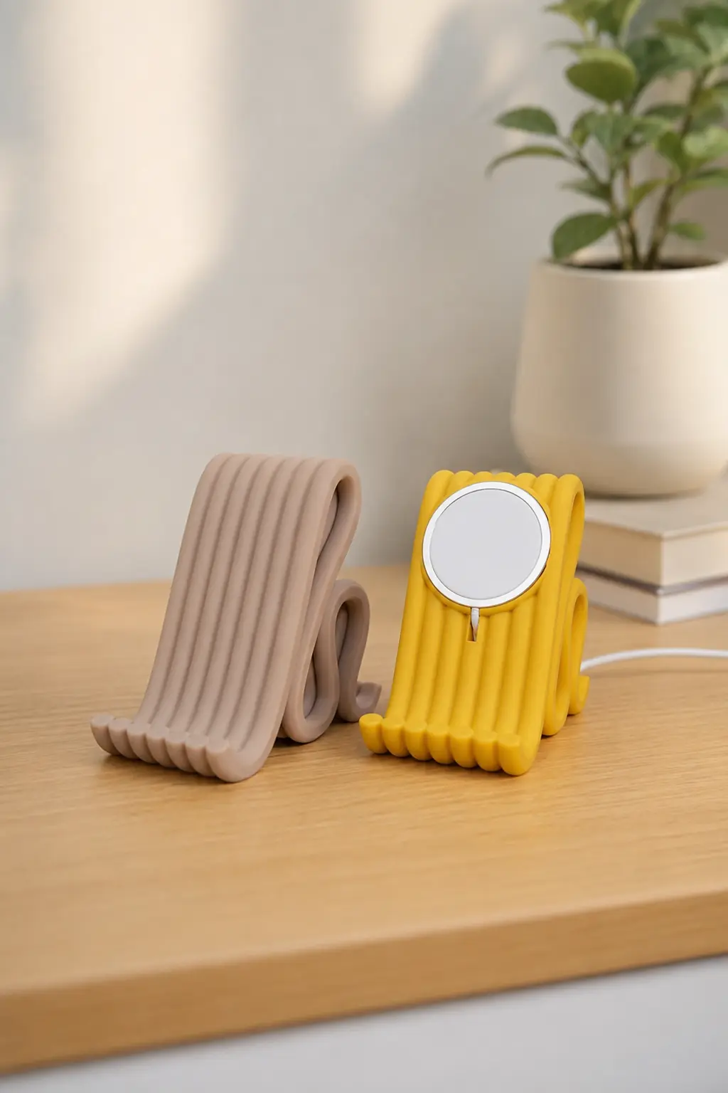 Standard and MagSafe WAVE phone stand variants